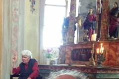 E. Schlattner in seiner Kirche